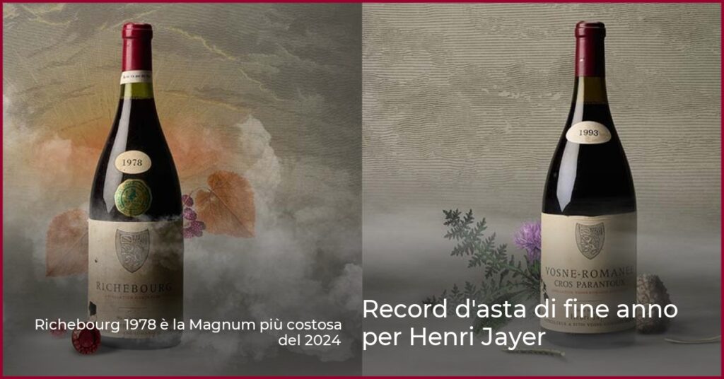 Record d’asta di fine anno per Henri Jayer