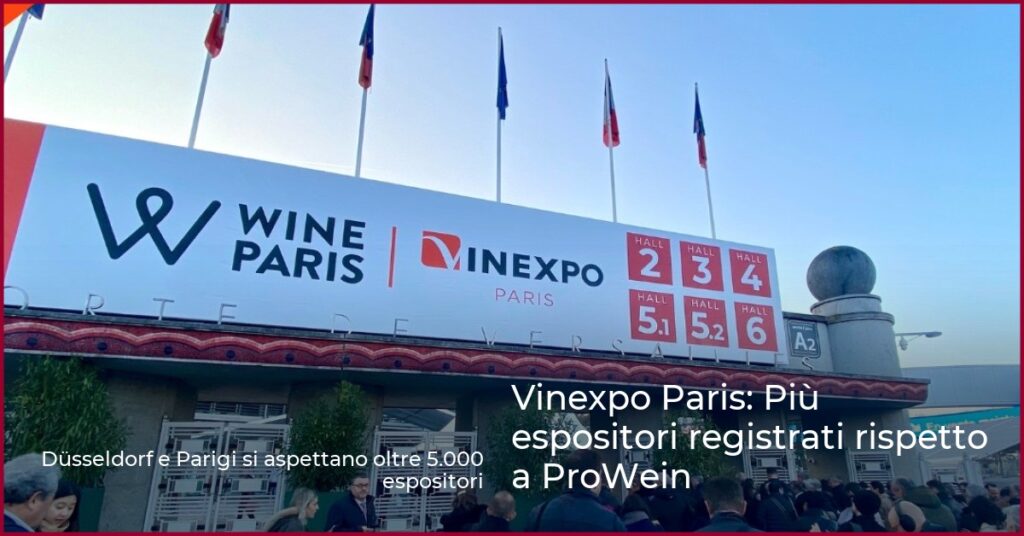 Vinexpo Paris: Più espositori registrati rispetto a ProWein
