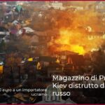 Magazzino di Prosecco a Kiev distrutto da un drone russo
