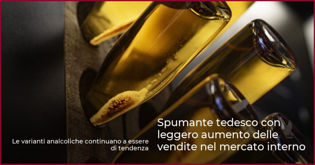 Spumante tedesco con leggero aumento delle vendite nel mercato interno