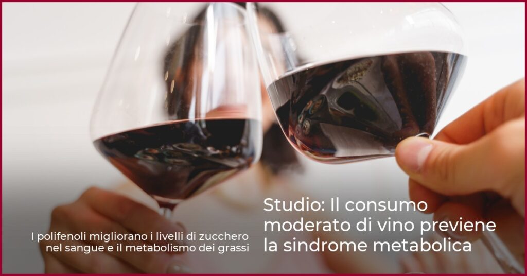 Studio: Il consumo moderato di vino previene la sindrome metabolica