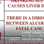 L’OMS chiede avvertenze sul cancro sulle bottiglie di vino in Europa