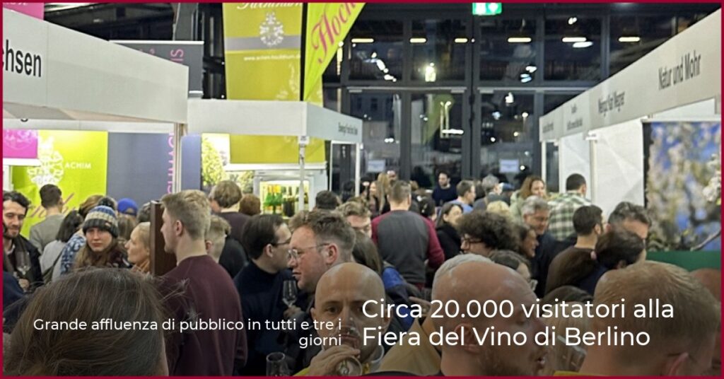 Circa 20.000 visitatori alla Fiera del Vino di Berlino