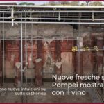 Nuove fresche scoperte a Pompei mostrano rituali con il vino