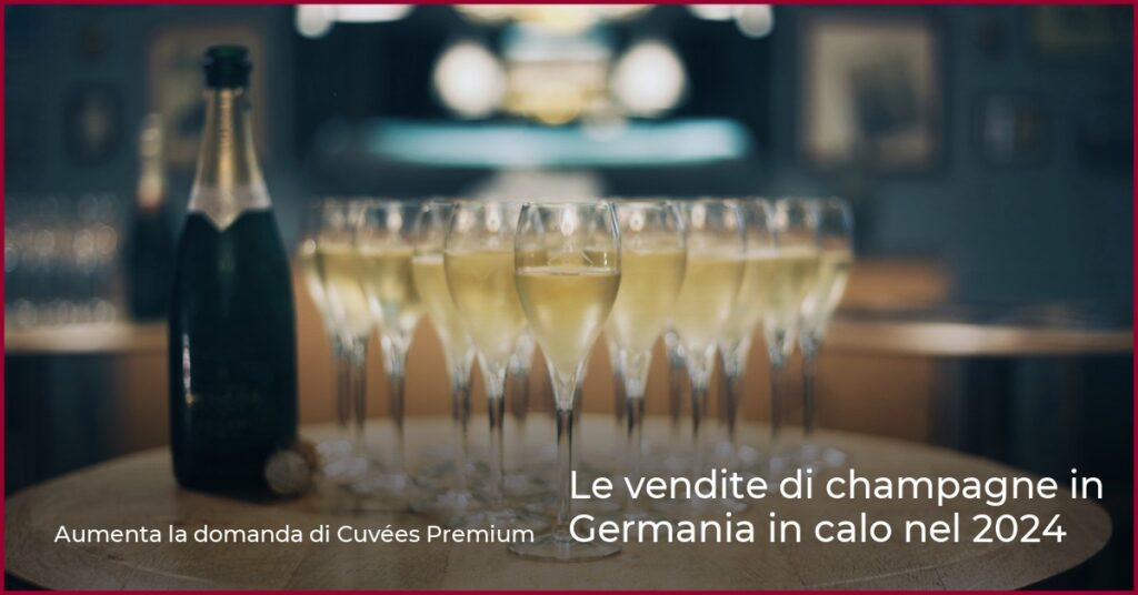 Le vendite di champagne in Germania in calo nel 2024