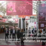 ProWein 2025 con significativamente meno visitatori ed espositori