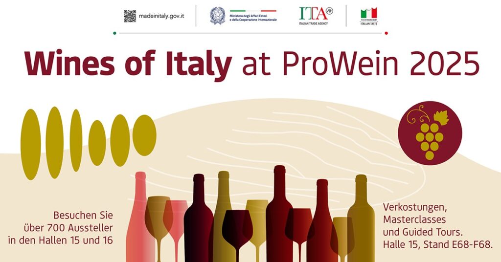 Salva la data: “Vini d’Italia” alla ProWein 2025