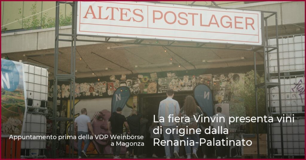 La fiera Vinvin presenta vini di origine dalla Renania-Palatinato