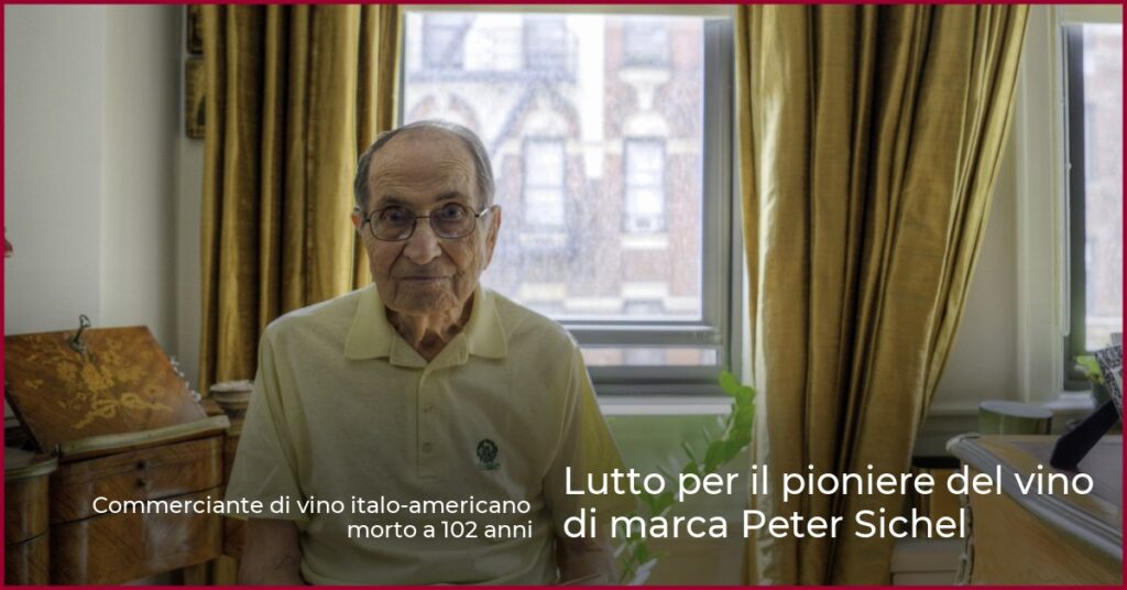 Lutto per il pioniere del vino di marca Peter Sichel