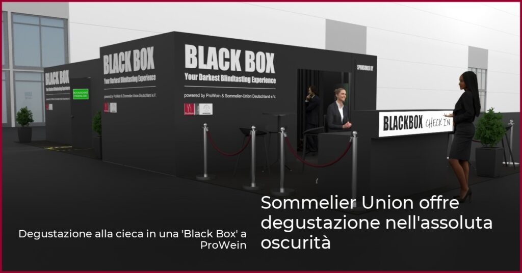 Sommelier Union offre degustazione nell’assoluta oscurità