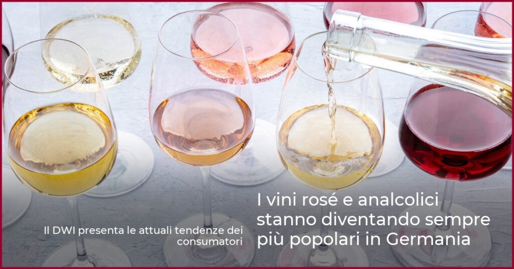 I vini rosé e analcolici stanno diventando sempre più popolari in Germania