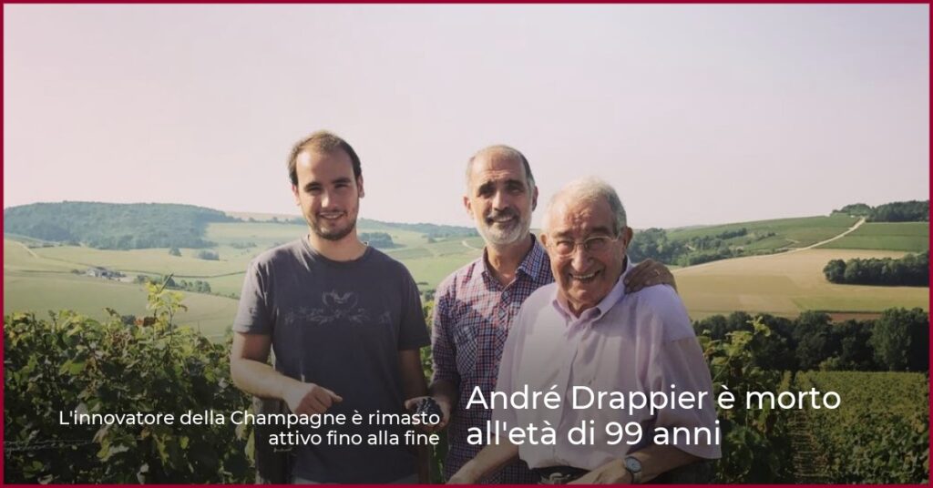 André Drappier è morto all’età di 99 anni