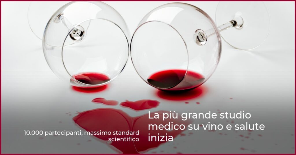 La più grande studio medico su vino e salute inizia