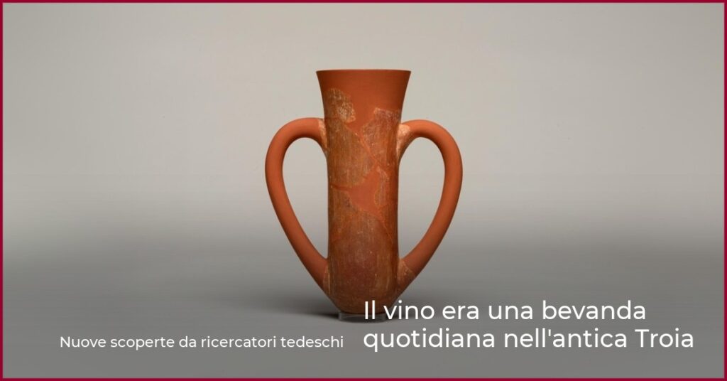 Il vino era una bevanda quotidiana nell’antica Troia