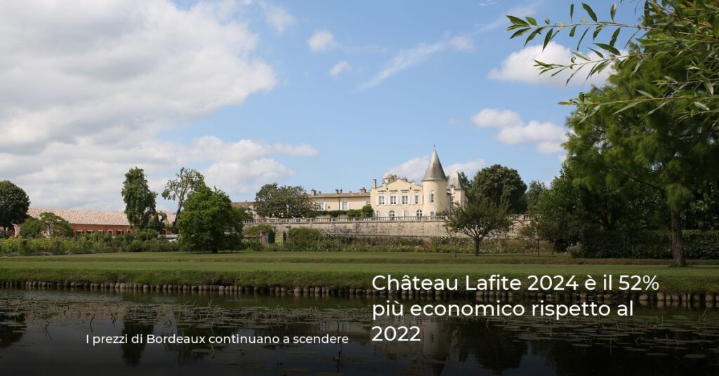 Château Lafite 2024 è il 52% più economico rispetto al 2022