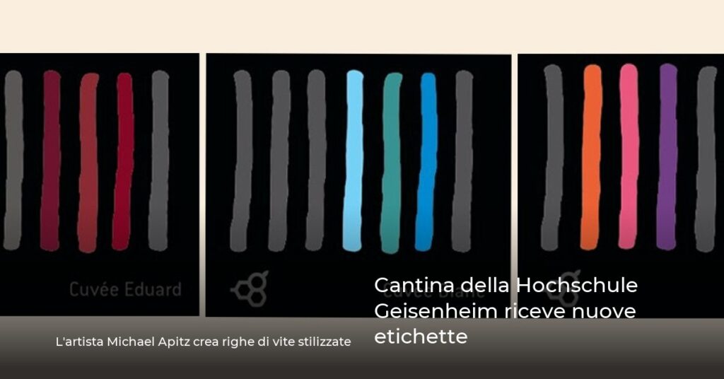 Cantina della Hochschule Geisenheim riceve nuove etichette