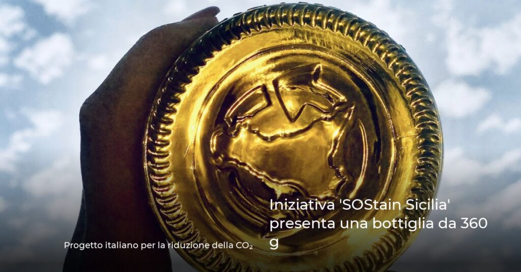 Iniziativa ‘SOStain Sicilia’ presenta una bottiglia da 360 g
