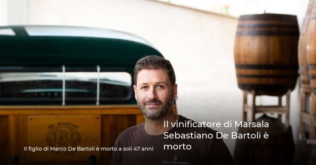 Il vinificatore di Marsala Sebastiano De Bartoli è morto