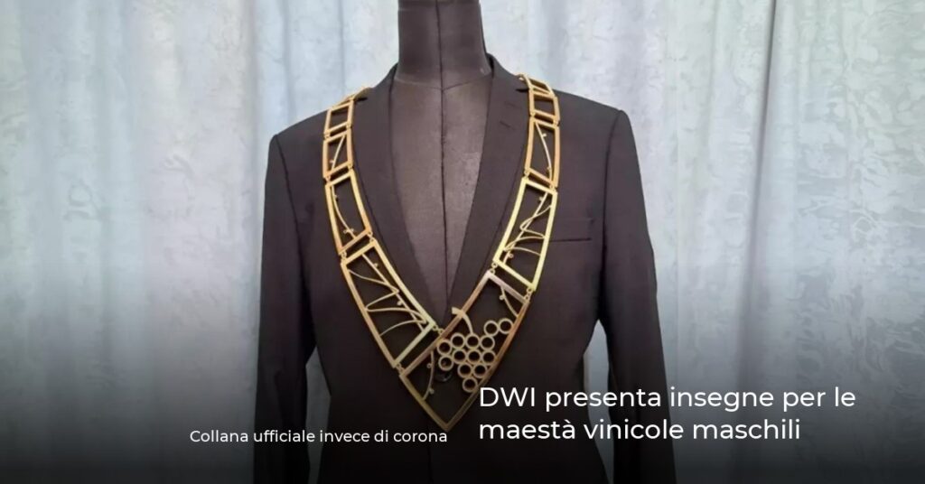 DWI presenta insegne per le maestà vinicole maschili
