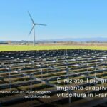 È iniziato il più grande impianto di agrivoltaico in viticoltura in Francia