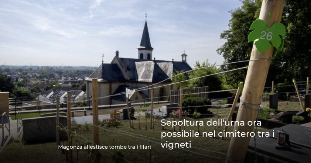 Sepoltura dell’urna ora possibile nel cimitero tra i vigneti
