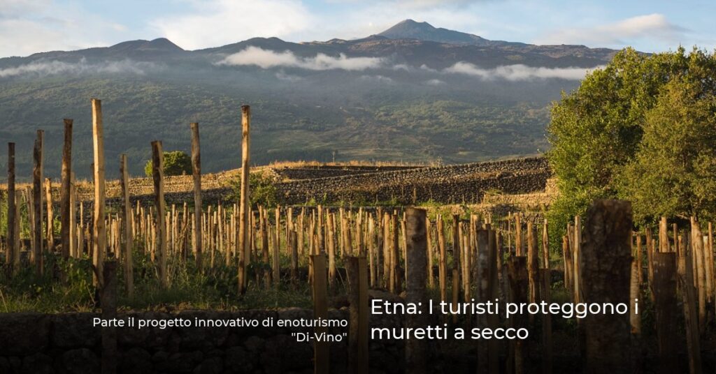 Etna: I turisti proteggono i muretti a secco