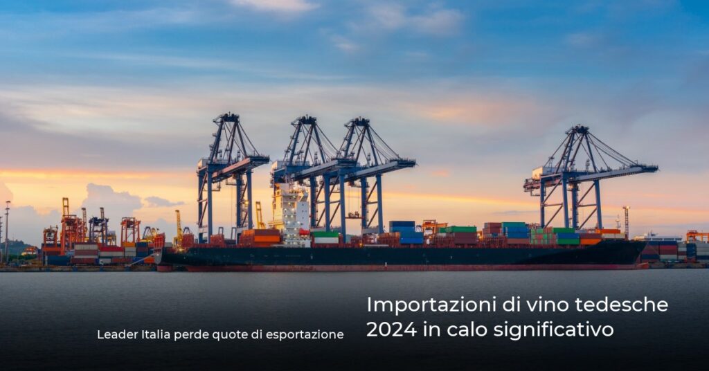 Importazioni di vino tedesche 2024 in calo significativo