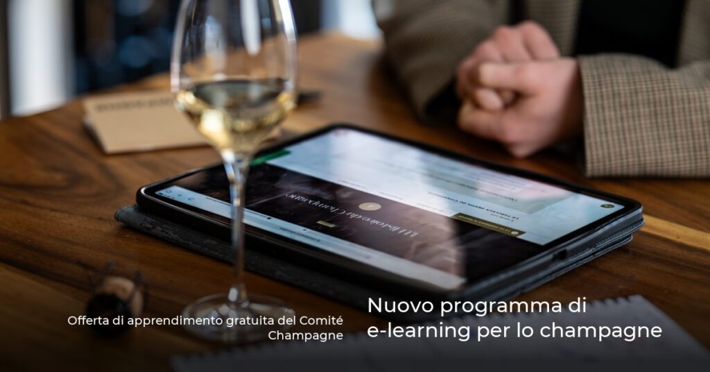Nuovo programma di e-learning per lo champagne