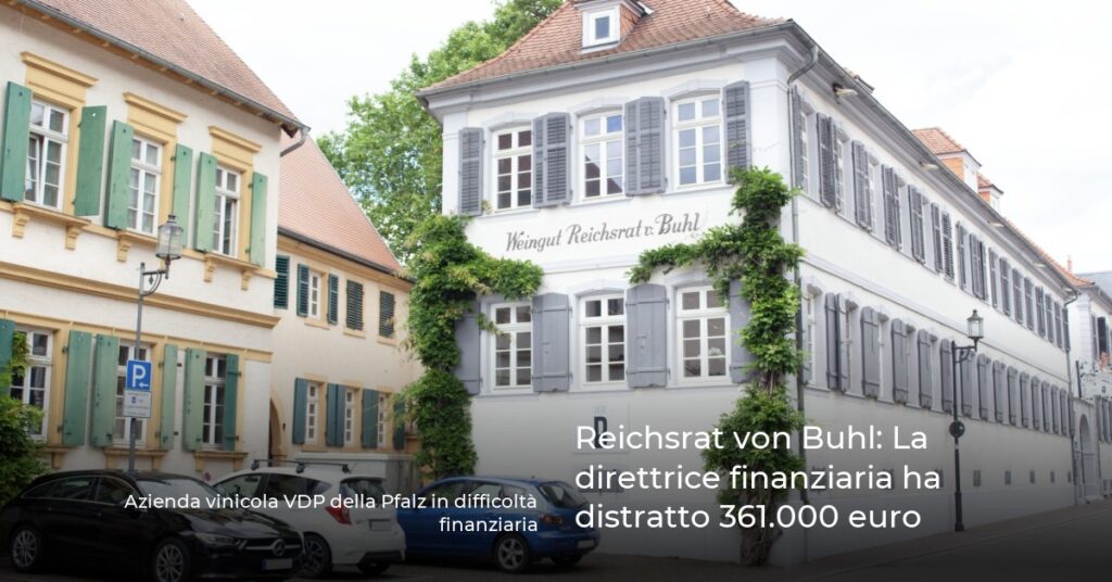 Reichsrat von Buhl: La direttrice finanziaria ha distratto 361.000 euro